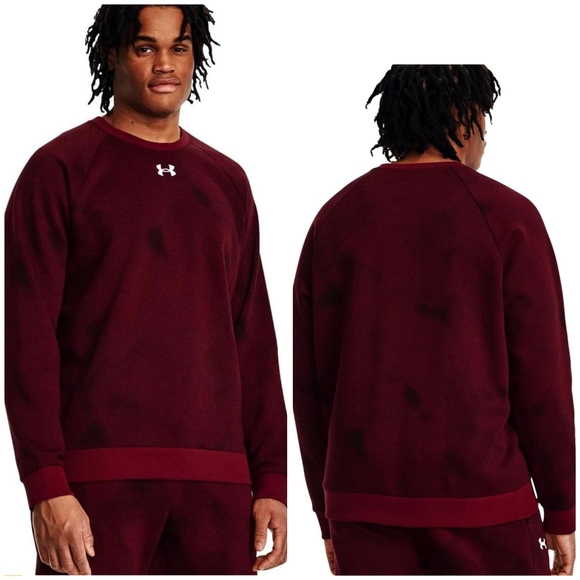 Under Armour Rival fleece printed crew size 4xl - Picture 1 of 5